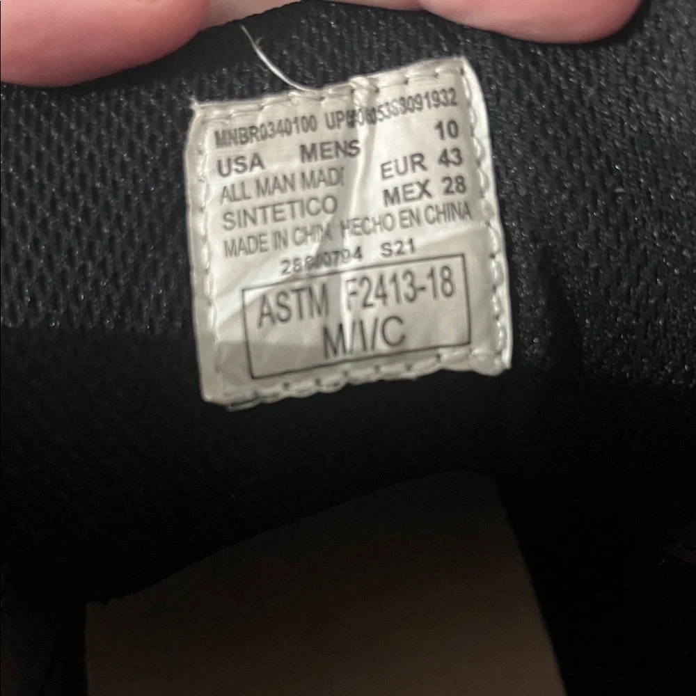 Brahma Men’s Work Boots Size 10 ASTM F2413-18 Compliant Steel or Composite Toe